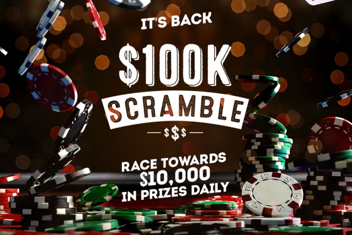 Серия фрироллов "$100K Scramble" от Full Tilt